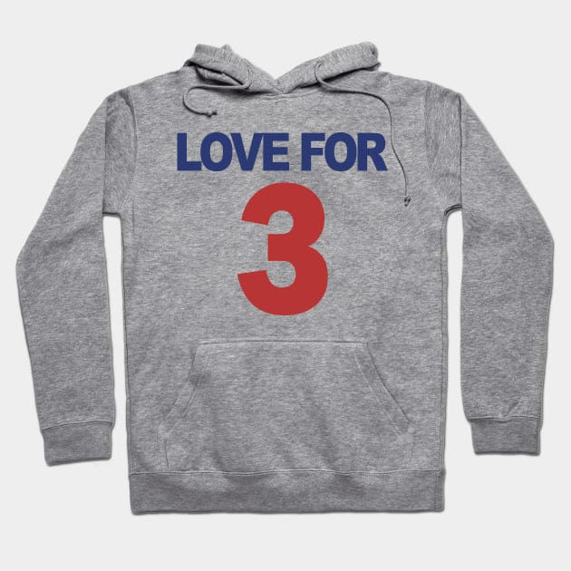 LOVE FOR 3 Hoodie by Etopix